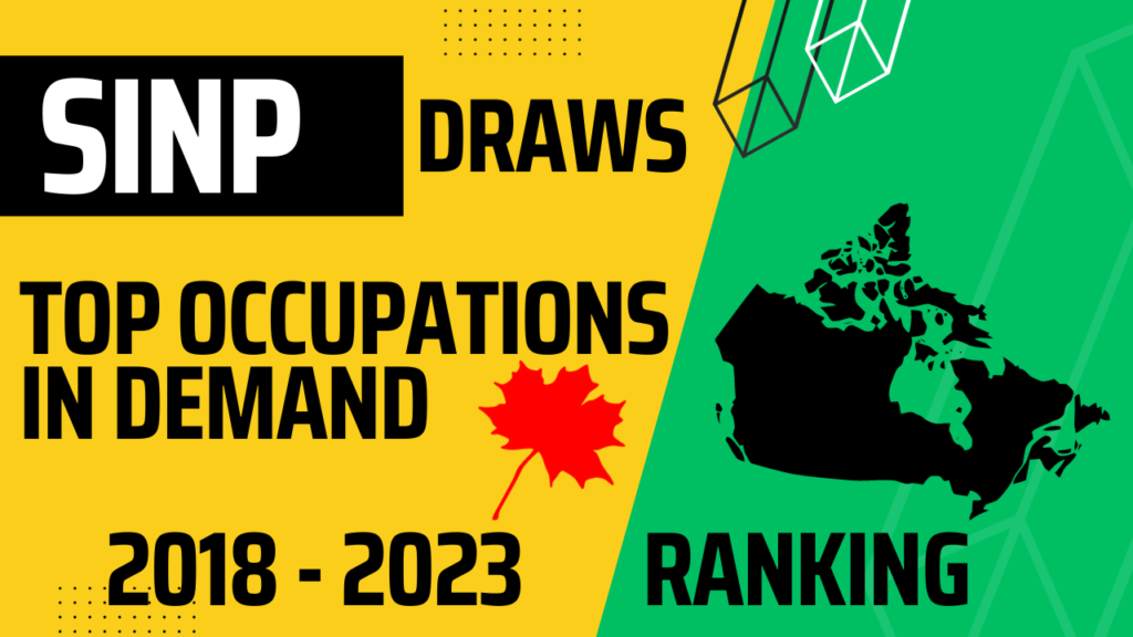 SINP Draws Top Occupations in Demand Draws Ranking